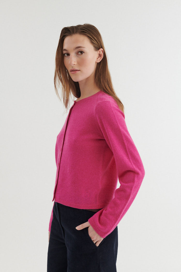 Basic Apparel Selem Cardigan Cardigans 670 Purple Orchid